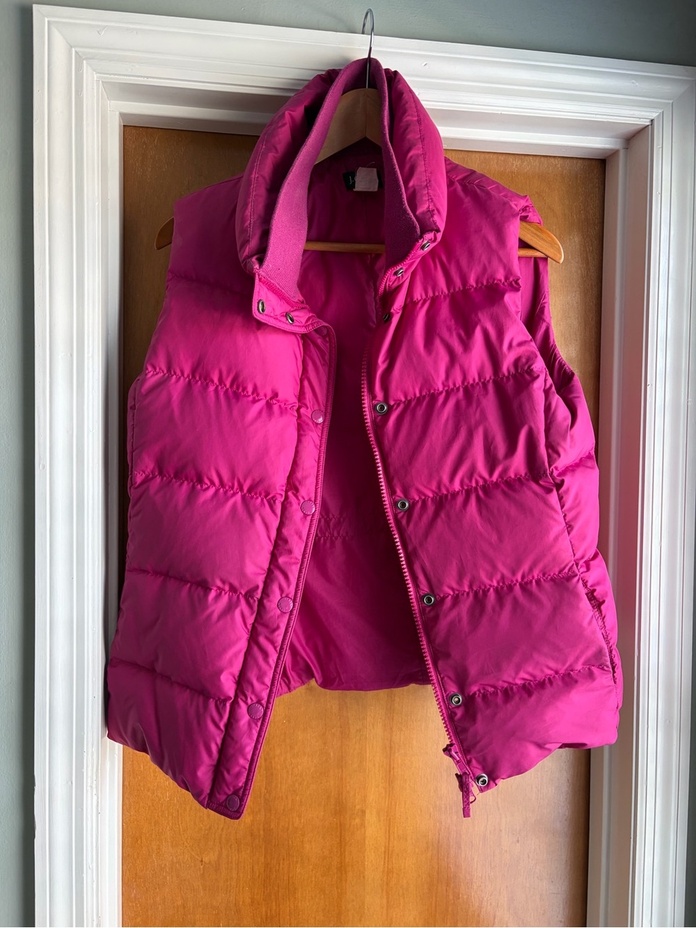 J. Crew Womens Hot Pink Puffer Vest - Jackets & Coats